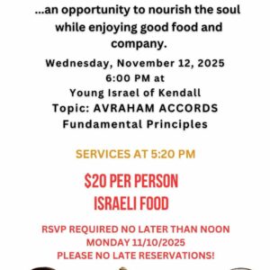 Taste of Torah-November 12