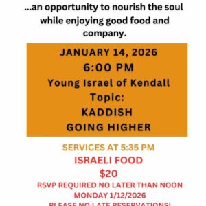 Taste of Torah- January14, 2026