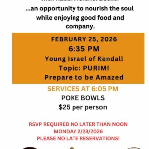 Taste of Torah- February 25, 2026